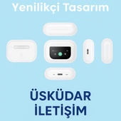 ÜSKÜDAR İLETİŞİM Dijital Ekranlı Kulaklık X36 ANC Gürültü Engelleme İOS     Android Tüm Telefonlara Uyumlu Kulaklık - 6