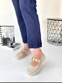 Okira Bej Rugan Oxford Ayakkabı - 1