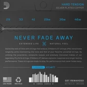 DADDARIO XTC46TT KLASİK GİTAR TEL SETİ, TITANIUM, HARD TENSION thumbnail 2