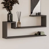 Ravi Dekoratif Duvar Rafı, Modern Kitaplık ve Raf Ünitesi - 2