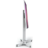 Cletech Tekerlekli Döner TV / Monitör Standı Sehpası 55"-75" Flip - 5