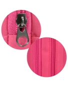 Tebag İki Gözlü Pembe Kalem Çantası thumbnail 3