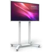 Cletech Tekerlekli Döner TV / Monitör Standı Sehpası 55"-75" Flip - 1