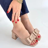 Pier Nude Cilt Topuklu Terlik thumbnail 4