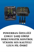 Wireless Şarjlı Akıllı Saat ve Dijital Göstergeli Kablosuz Bluetooth Kulaklık Nabız Ölçer thumbnail 1