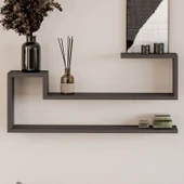 Ravi Dekoratif Duvar Rafı, Modern Kitaplık ve Raf Ünitesi - 1