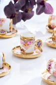 Acar Caviar Pembe 6'lı Kahve Fincan Takımı SHP-07190 - 1