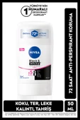 Nivea Kadın Stick Deodorant Black&white Invisible Clear 50ml, 72 Saat Anti-perspirant Ter Koruması - 1