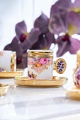 Acar Caviar Pembe 6'lı Kahve Fincan Takımı SHP-07190 - 2