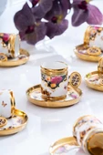 Acar Caviar Siyah 6'lı Kahve Fincan Takımı SHP-07190 - 1