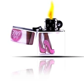 Barbie Desenli Boss Babe Beyaz Benzinli Çakmak - 5
