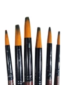 Sulu Boya Fırça Seti 6'lı Resim Fırçası Akrilik Boya Yuvarlak Sivri Uçlu Fırça thumbnail 1