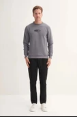 Cazador Slim Fit Mevsimlik 3 İplik Pamuk Karışımlı Sweatshirt-54160 thumbnail 1