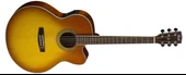 CORT CJ5X-HBS ELEKTRO AKUSTİK GİTAR, JUMBO CUTAWAY, HONEY BURST - 1