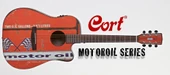 CORT MOTOR OIL 2 BKS ELEKTRO AKUSTİK GİTAR, SİYAH SATİN - 1