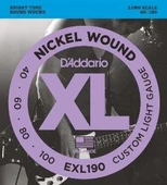 DADDARIO EXL190 BASS GİTAR TEL SETİ, XL, 40-100, LONG SCALE, NICKEL - 1