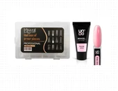 Fontenay Uno Poly Jel Pink Silk LED/UV Quick Building 30G + Protez Tırnak Tips Üst Form Jel Tips thumbnail 1