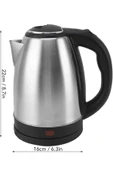 Su Isıtıcı 220 - 240 V Paslanmaz Çelik Kettle Uzun Ömürlü 2000 Watt thumbnail 4