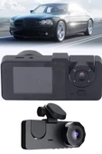Araç İçi Dikiz Kamerası Sürüş Kaydedici 3 Lensli DVR Kamera - 5