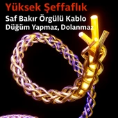 Renkli Işıklı 4’ü 1 Arada Çok Fonksiyonlu Hızlı Şarj Kablosu 60W Telefon, 27W Type-C to iPhone - 6