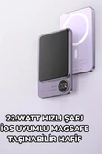 iOS Uyumlu 22.5W Hızlı Şarj Magsafe Powerbank Dijital Göstergeli 10.000 mAh thumbnail 3