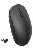 Siyah Kablosuz Mouse Wireless Mouse Minimal Tasarım - 5