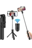 Cep Telefonu Tripod Standı Manyetik Selfie Sopa Bluetooth Uzaktan Kumandalı - 3