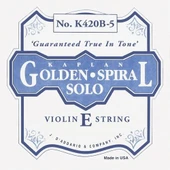 DADDARIO K420B5 KEMAN TEK TELİ, KAPLAN, GOLDEN SPIRAL SOLO, E-(Mİ), HEAVY - 1