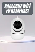 360° Full HD Akıllı Kamera Hareket Sensörlü Wifi Kamera Çocuk Güvenlik Kamerası - 1