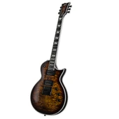 ESP LTD EC-1000 Evertune Dark Brown Sunburst Elektro Gitar - 4