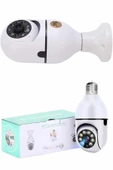 Güvenlik Kamerası Wi-Fi Özellikli 360 Derece Full Hd 1080p Ampül Kamera - 4