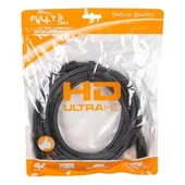 Fully G-507B 19+1 Pin V2.0 4K 60Hz 3 Metre Örgülü Gold HDMI Kablo - 4