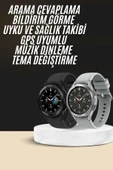 Yeni Nesil Akıllı Saat Çağrı Cevaplayabilen Plastik 47 Mm Uyumlu Kordon thumbnail 2