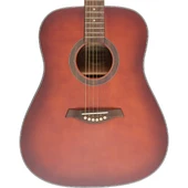 Madison MAG-41M-TRD Trans Red Akustik Gitar - 1