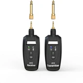 Anunnaki A10 Kablosuz Gitar Vericisi 2.4GHz 6,35mm ve 3,5mm Jak, 250 Derece Döner Fiş thumbnail 1