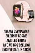 Akıllı Saat Kadınlara Uyku Ve Sağlık Takibi Yapabilen Bileklik Hediyeli thumbnail 4