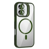 iPhone 17 Kılıf Remim Magsafe Lensli Kamera Standlı Kapak - 4