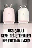 Hava Nemlendirici Aromaterapi Hava Temizleyici Renk Değiştirebilen - 2