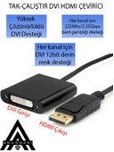Anunnaki DisplayPort to DVI Dönüştürücü Çevirici Full HD 60Hz Dp-Dvi Adaptör thumbnail 2