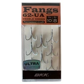 BKK Fangs-62 UA Üçlü Olta İğnesi 8'li Paket No:10 thumbnail 1