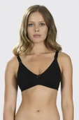 Litae Siyah Dikişsiz Emzirme Sütyeni thumbnail 2
