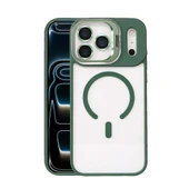 iPhone 17 Pro Max Kılıf Remim Magsafe Lensli Kamera Standlı Kapak - 11