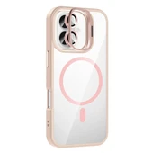 iPhone 17 Kılıf Remim Magsafe Lensli Kamera Standlı Kapak - 9