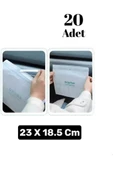 20 li Su Geçirmez Araba Çöp Poşeti Yapışkanlı Araç İçi Kusmuk Torbası Ev Ofis Kamp Oto Aksesuar thumbnail 6
