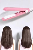 Seramik Kaplama Taşınabilir Mini Saç Düzleştirici Seyahat Dostu Tasarım thumbnail 4