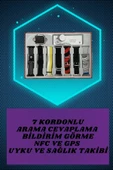 7 Kordonlu Akıllı Saat Ve Yeni Nesil Kulaklık Dokunmatik Ekran Android ve İOS Uyumlu thumbnail 3