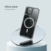 Nillkin iPhone 13 Pro Magsafe Özellikli Nature TPU Pro Kapak Şeffaf - 6