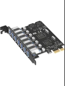 Pci-E Express 7 Port USB 3.0 Hub Çoklayıcı Çoğaltıcı Çevirici thumbnail 2
