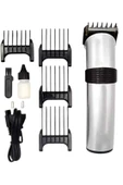 4 Taraklı Taşınabilir Profesyonel Saç ve Sakal Kesme Tıraş Makinesi thumbnail 3