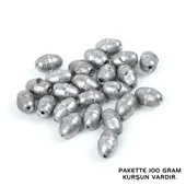 Gezer Olta Kurşunu - Kıstırma (Zeytin) Kurşun - 4 Gram - 100 Gr Paket - 1